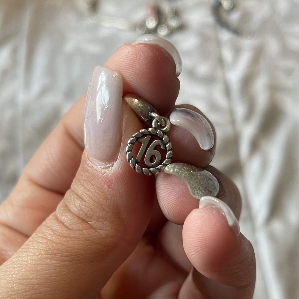 Pandora “16” Dangle Charm